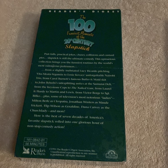1995 VHS The 100 Funniest Moments of the 20th Century Slapstick Sealed - Picture 2 of 3